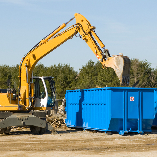 are there any restrictions on where a residential dumpster can be placed in Independence New York